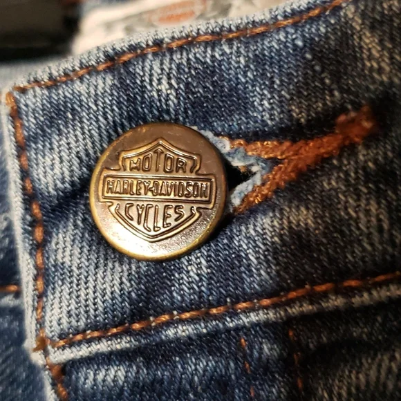 HARLEY DAVISON JEANS 6 TALL - Picture 5 of 8